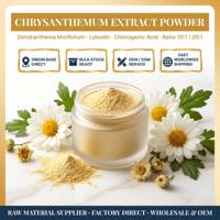 Extrait de chrysanthème de qualité alimentaire en poudre, enrichi en vitamine C, conditionné sous vide en bouteille, fabrication OEM