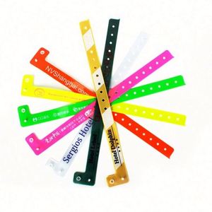 Pulsera de PVC Desechable Personalizada con Logotipo, Color y Tamaño a Medida - Venta al por Mayor, Ecológica, Tejida, para Conciertos, Parques de Atracciones - Product Image 3