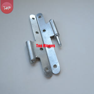 Charnières en acier S11025 SN à tête large pour portes intérieures, 4 trous, pointe à bille grande, pour salle de bain et cuisine, finition zinc blanc - Product Image 4