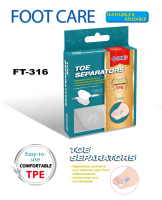 Correcteur d'hallux valgus en silicone, écarteur d'orteils pour doigt arrière en marteau et hallux valgus FT-316