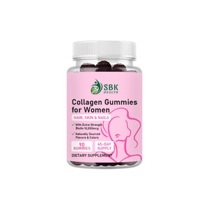 Gomitas de Colágeno Natural Personalizadas de Fábrica con 10000mcg de Biotina, Hidratantes para Mujeres, Colágeno de Pescado para el Cabello, la Piel y las Uñas - Product Image 1