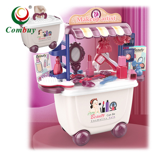 Voiture de rangement à la mode, jeux de robe, ensemble de beauté, jouets de <span class=keywords><strong>maquillage</strong></span> pour filles - Product Image 1