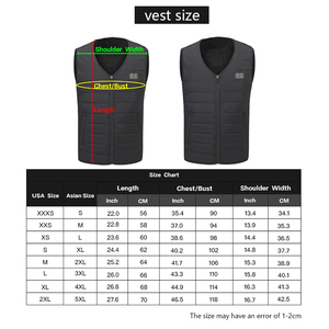 <span class=keywords><strong>Gilet</strong></span> <span class=keywords><strong>chauffant</strong></span> électrique rechargeable par USB pour hommes femmes <span class=keywords><strong>gilet</strong></span> de <span class=keywords><strong>moto</strong></span> d'hiver léger avec batterie coupe-vent vente en gros - Product Image 6