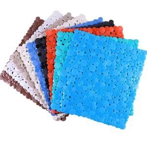 Tappetino da <span class=keywords><strong>Bagno</strong></span> YIJU in PVC, Prodotto a Macchina, Grande e Piccolo, con Cerchi Intrecciati, Ecologico, <span class=keywords><strong>Antiscivolo</strong></span>, per Doccia - Product Image 2