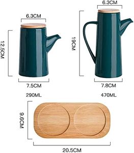 Ensemble de Bouteilles à Huile et Vinaigre en Porcelaine Blanche de Haute Qualité, Qualité Restaurant, Distributeur en Céramique pour Cuisine et Maison, Vente en Gros - Product Image 4