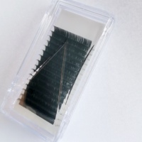 Faux cils individuels en faux vison, 16 rangs, volume doux naturel, maquillage C D