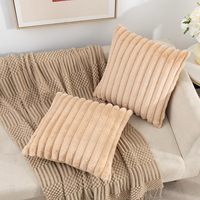 Housse de coussin en fausse fourrure de lapin de haute qualité 45*45cm, décoration d'intérieur, housse de coussin de canapé
