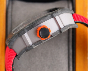 Montre de luxe haut de gamme tendance, boîtier en fibre de carbone, verre <span class=keywords><strong>saphir</strong></span>, montre squelette, montre mécanique pour hommes d'affaires - Product Image 4