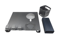 Pièces de drone personnalisées en usine, alliage d'aluminium, fraisage CNC, plaques de montage de caméra en acier inoxydable, modèle 3D, technologie d'électro-érosion à fil