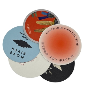 Biglietto da visita su due lati personalizzato con carta da viaggio stampata su sottobicchiere progettato da una fabbrica di carta artistica per bevande - Product Image 4