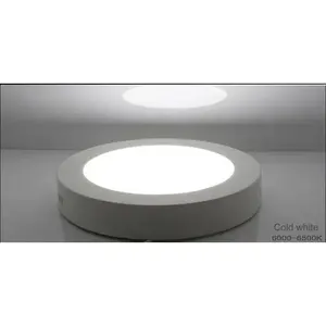 Plafonnier LED moderne 6W à montage en surface, blanc froid 6000K, indice de protection IP44, couvercle en acrylique, base en aluminium, AC 220V, lot de 10 pour - Product Image 3