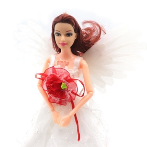 Venta caliente niñas juguetes brillante alas lindo princesa muñeca de juguete con música y luz LED - Product Image 3