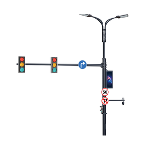 מותאם אישית חיצוני Q235 רחוב מגולוון תאורה מוט מנורת 11 מטר - Product Image 3