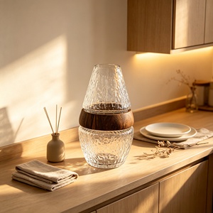 Vase haut de gamme Gia Tortoiseshell pour centres de table, décoration de mariage et vente en gros - Product Image 4