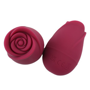 Venta al por mayor forma de flor Rosa carga USB clítoris pezón <span class=keywords><strong>tetas</strong></span> coño vagina vibrador masaje adulto juguete sexual para mujeres Sexual divertido - Product Image 2
