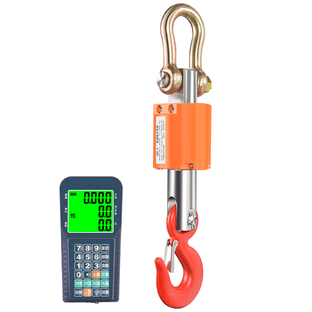 Waterproof Industrial 5Ton Wireless Weighing Crane Scale IP68 Hanging Hoist Scale Digital