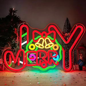 Letreros de neón comerciales personalizados para Navidad, señalización comercial de neón, letreros comerciales de acrílico LED. - Product Image 2