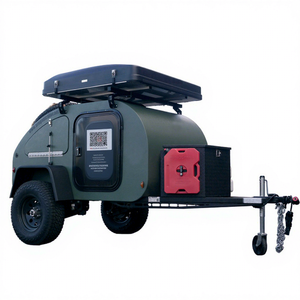 Remolque de Viaje Tipo Lágrima de Aluminio Ligero Manley ORV para 2-3 Personas, 500 kg de Peso Tara, Todoterreno, en Oferta - Product Image 1