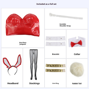 Kostum Cosplay Anak Perempuan <span class=keywords><strong>DARLING</strong></span> in the <span class=keywords><strong>FRANXX</strong></span> 02 Zero Two Seragam Jumpsuit Kelinci Anime Halloween Pesta Poliester - Product Image 5