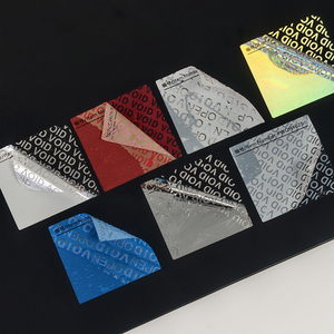 Etiqueta de Aluminio Texturizada de Lujo con Relieve, Etiqueta de Seguridad Rectangular para Sellado de Productos - Product Image 5