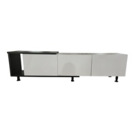Meuble TV moderne extensible en bois de haute qualité pour salon, bureau à domicile et appartement