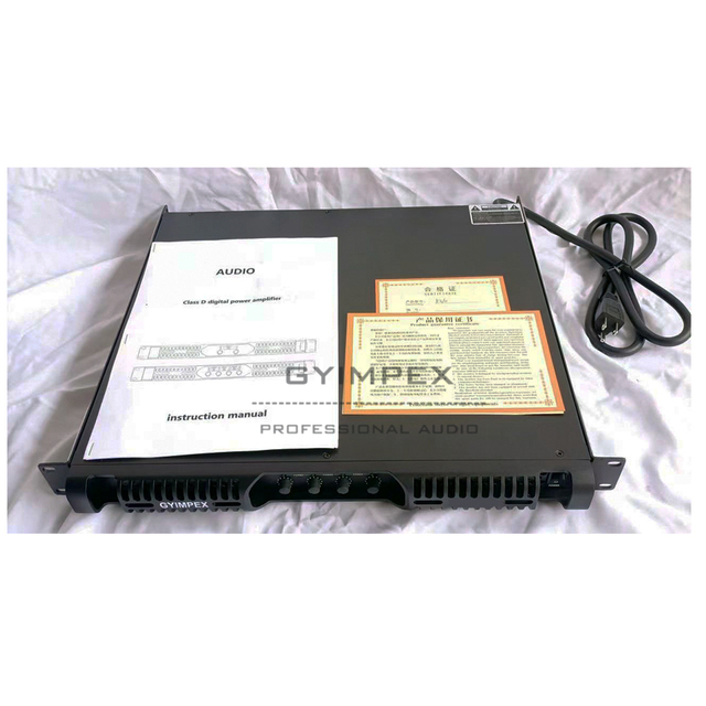GYIMPEX AUDIO K430 Dj Equipment 4 Channel 1u Amplifier Class d 1800 Watt Digital Power Amplifier for Stage Monitor