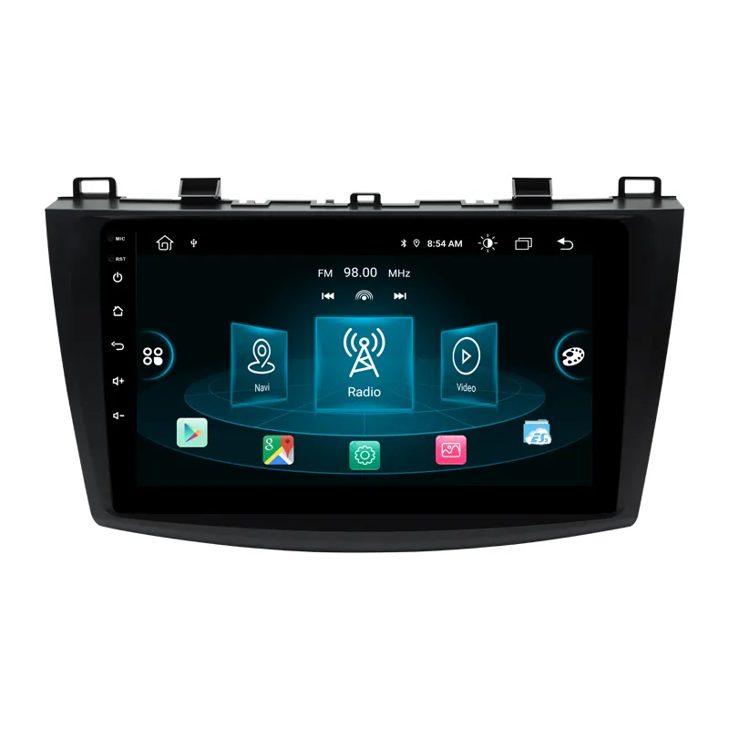 Junsun — Autoradio Android 11, 4 go/64 go, DVD, Navigation GPS, WIFI, RDS, lecteur multimédia pour voiture Mazda 3 (2010 à 2013)