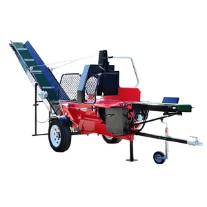 Factory sales JQ 20 tons maquinas de madera wood processor firewood processor fire log splitter wood processor firewood