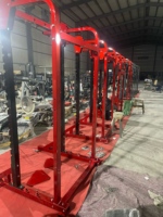 Rack de Squat Multifonctionnel à Usage Commercial, Cage Smith Machine, Entraînement de Force, Exercice de Musculation du Torse