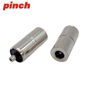 Pinch Dc Power Socket Round Female Connector Dc-084 4.0x1.7mm Stainless Steel Non Grounding <b>Plug</b> With Socket - Product Image 3