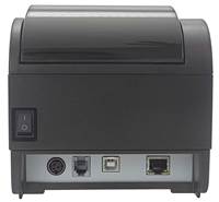 Printer Thermal KP-Y1 58/80MM Desktop untuk Retail USB LAN Kecepatan Tinggi 150KM Mendukung Intel I3/i5 OS