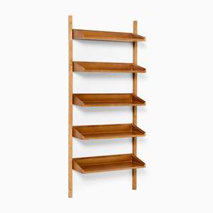 Mensole di lusso della metà del secolo modulari 2 librerie soggiorno mobili <span class=keywords><strong>in</strong></span> <span class=keywords><strong>legno</strong></span> scaffali da parete - Product Image 2