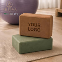Bloc de yoga EVA haute densité, antidérapant, écologique, résistant à la pression, brique de yoga en mousse, Pilates, étirement, équilibre, 3x6x9 pouces