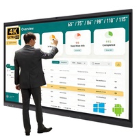 Pizarras Inteligentes con Sistema Operativo Dual Android 11 y Windows, Pantalla Táctil IR de 86 Pulgadas, Cámara Integrada de 48MP para la Enseñanza en Escuelas