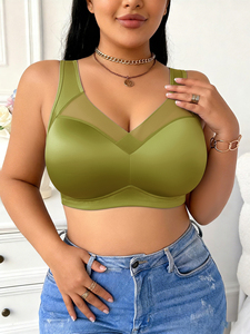 <span class=keywords><strong>Reggiseno</strong></span> a gilet da donna <span class=keywords><strong>taglie</strong></span> <span class=keywords><strong>forti</strong></span> 2026 di alta qualità, confortevole, senza ferretto, copertura completa, con laterali sottili - Product Image 5