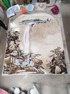 Nền Cây Bird Tv Trang Trí Khảm Đá Cẩm Thạch Tự Nhiên Tường Bức Tranh Tường - Product Image 2