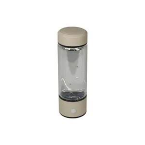 Wasserstoff-Wasserflaschen-Generator 3 Minuten Schnelle Elektrolyse tragbare Ionen-Wasser-Maschine Glasbecher