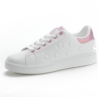 Chaussures de sport plates décontractées en EVA pour femmes et dames, à prix de gros, avec empeigne en cuir