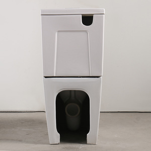 Aivijia WC monobloc australien à poser au sol, chasse directe horizontale, céramique, à double chasse - Product Image 2