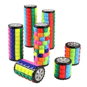 Juguete Antiestrés Personalizado - Cubo de Maíz DIY, Torre de Rompecabezas Giratoria 3D - Juguete Educativo y para Aliviar el Estrés para Niños - Product Image 1
