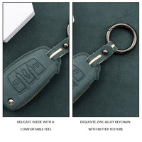 Étui de protection en cuir pour clé de voiture Audi A1 A3 A6 A6L Q2 Q3 Q7 TTS R8 S6 RS3, porte-clés et accessoires