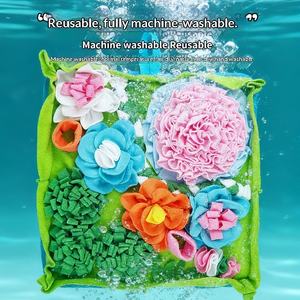 Tappetino Antistress per Animali Domestici, Tappeto Interattivo per Cani, Gioco di Addestramento e Alimentazione Lenta, Giocattolo Antiscivolo per Cani - Product Image 2