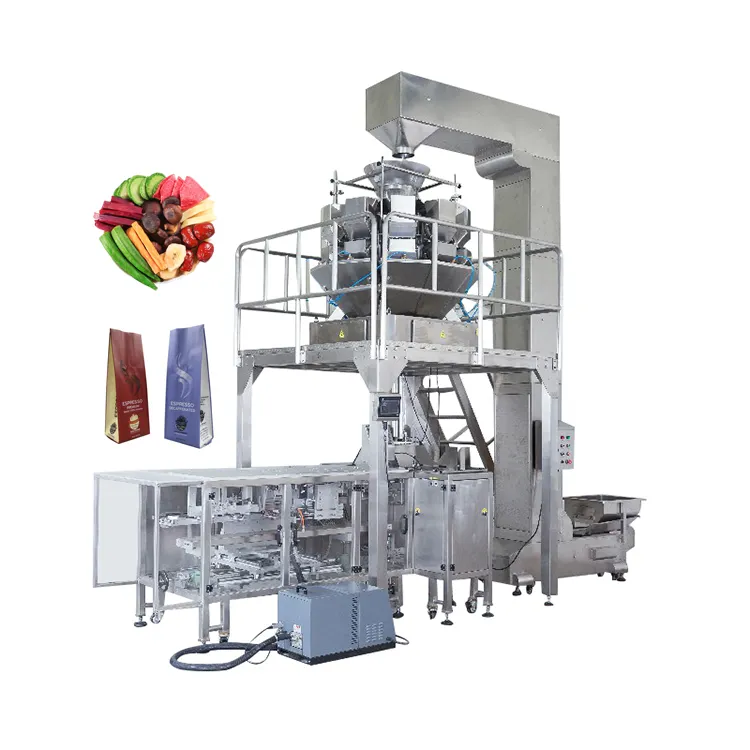 Completo automatico sacchetti Pre-fatti di frutta secca anacardi granuli doypack orizzontale attrezzatura per imballaggio