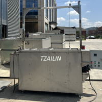Machine de décapage de roues à réservoir d'acide pour prétraitement industriel Ailin CE, ligne de production de revêtement en poudre, moteur haute productivité