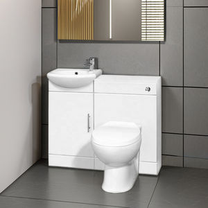 Mueble <span class=keywords><strong>de</strong></span> <span class=keywords><strong>Baño</strong></span> Moderno, Simple y Conveniente <span class=keywords><strong>de</strong></span> Tamaño Pequeño con Lavabo Rectangular <span class=keywords><strong>de</strong></span> Cerámica Blanca, Juego <span class=keywords><strong>de</strong></span> <span class=keywords><strong>Baño</strong></span> - Product Image 6