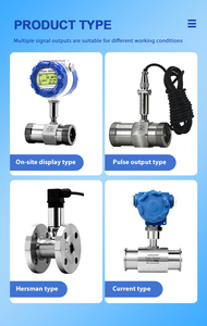 Débitmètre à turbine Capteur Signal d'impulsion Diesel Essence Lait <span class=keywords><strong>Alcool</strong></span> Méthanol Débitmètre d'eau en ligne - Product Image 4