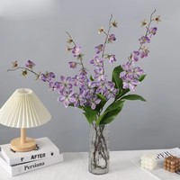 ZY2081 80cm fleur de jasmin en tissu de soie artificielle nordique pour la décoration douce du salon