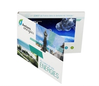 Personnalisé pour votre personne Taille facultative Écran tactile promotionnel Marketing numérique Brochure vidéo LCD