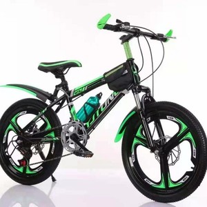 Bicicleta de montaña para niños de 20, 22 y 24 pulgadas con frenos de disco y absorción de impactos para niños de 8 a 13 años, color azul - Product Image 2