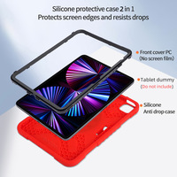 360 °   Étui de tablette antichoc avec support rotatif, béquille et porte-stylo anti-chute pour iPad Mini 6 7 Air Pro 8.3 10.2 10.9 11 pouces